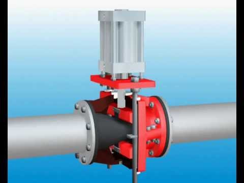Flowrox Pinch Valve in Action - Heavy 